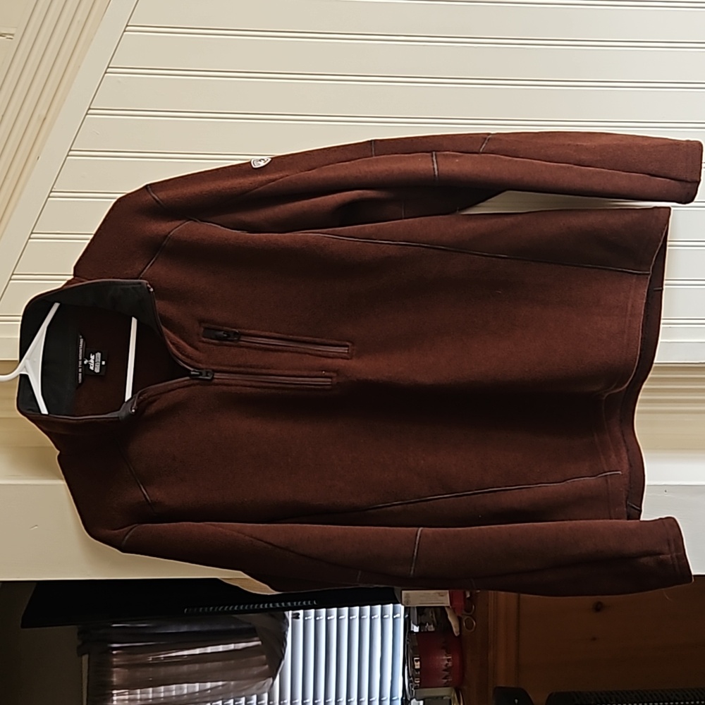 NWOT coffee brown Kuhl 1/4 zipper sweater